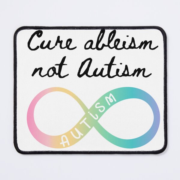 Item preview, cure ableism, not autism designed and sold by Selinasimea.