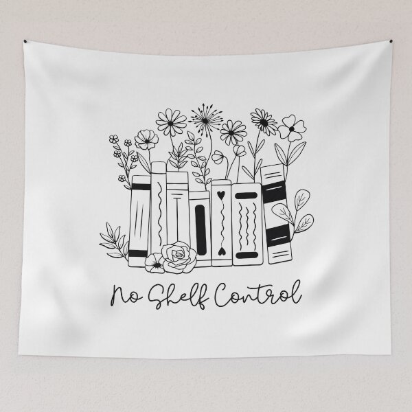 Item preview, No Shelf Control, Bibliophile, Funny Books Design, Cute, Book Club, Nerds, Librarian designed and sold by MerchSearchCO.