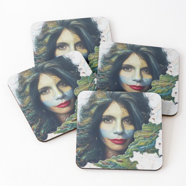 Item preview, 3D Topographic Map: Latin Woman Face Colombia designed and sold by sofia1971.