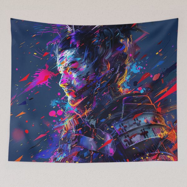 Item preview, Samurai Illustration designed and sold by nomiraclehere.