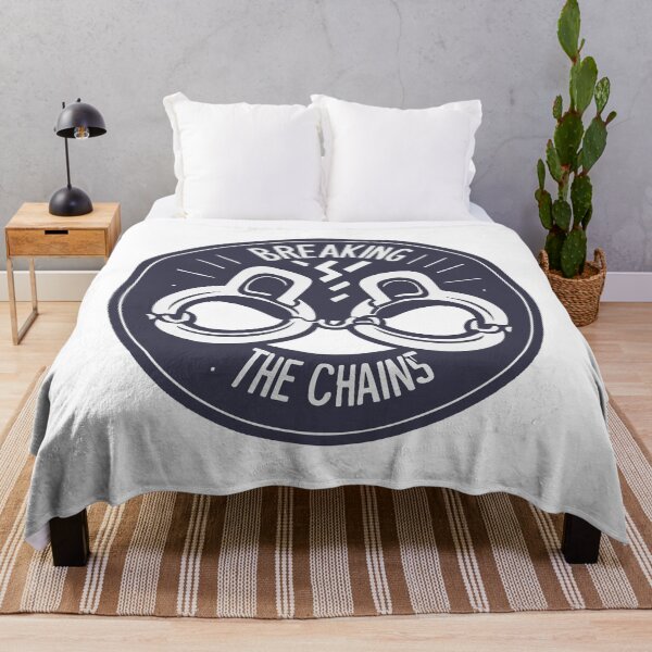 Item preview, Breaking the Chains - Symbolic Freedom Emblem designed and sold by NiftyWrx.
