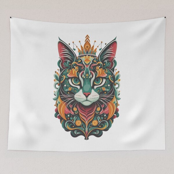 Item preview, Abstract Cat III designed and sold by PatronesKawai.