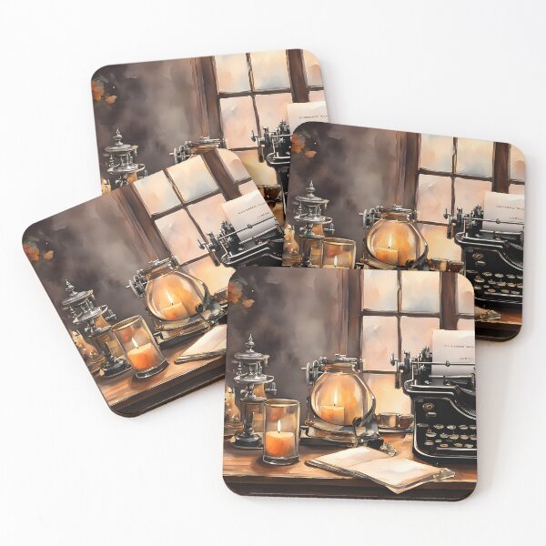 Item preview, Watercolour of Vintage Typewriter 4 designed and sold by McMuggles.