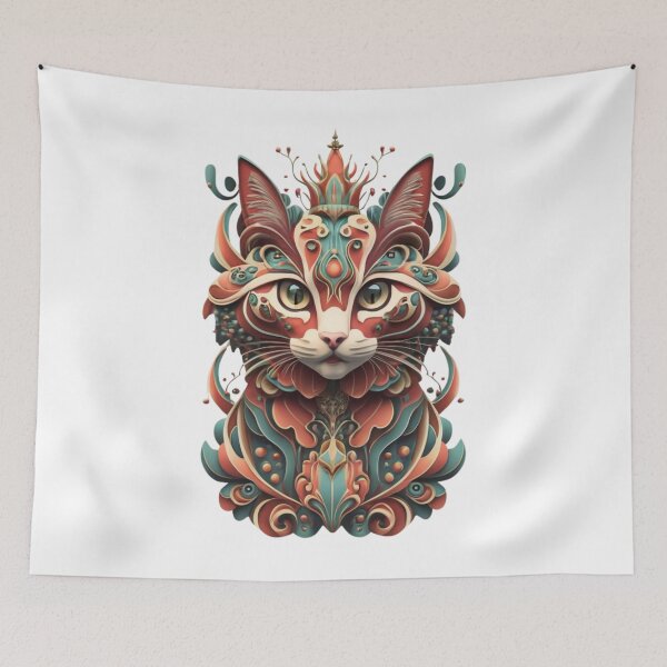 Item preview, Abstract Cat III designed and sold by PatronesKawai.