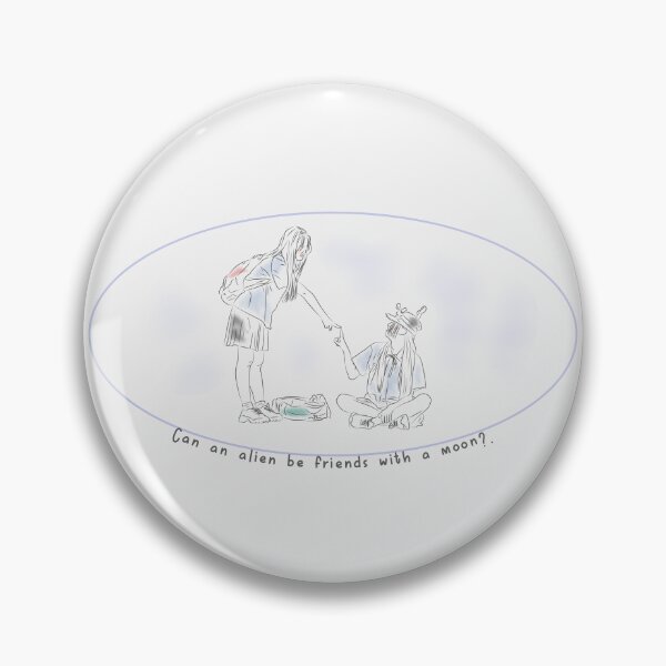 Item preview, Can an alien be friends with a moon? | 23.5 degree the world incline designed and sold by Pinu92.