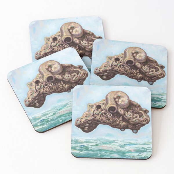 Item preview, Fudgey - Coral Cuties Oil Painting designed and sold by ipoxstudios.