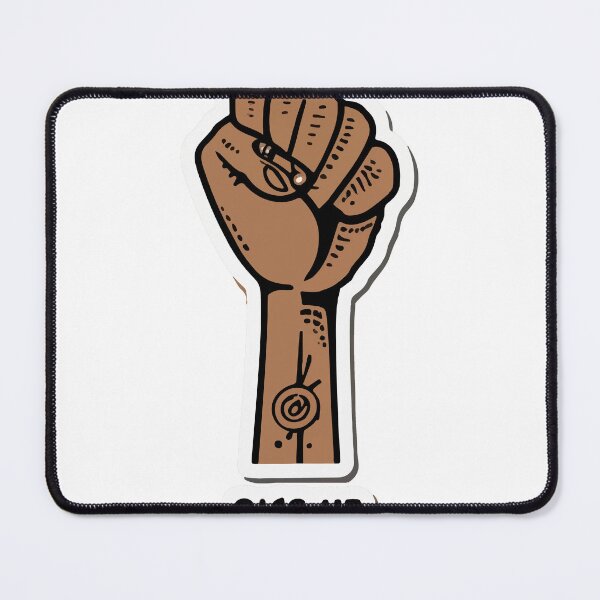 Item preview, Empowerment Fist Afro Pick 'Rise Up' Design designed and sold by NiftyWrx.