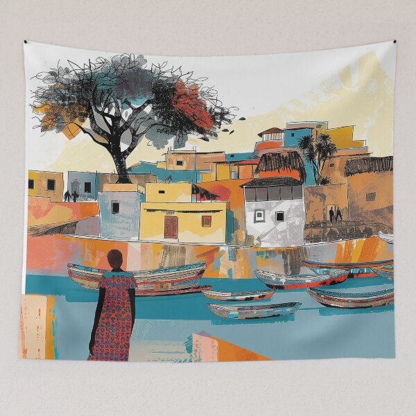 Item preview, Senegal Digital Illustration designed and sold by ComicsFactory.