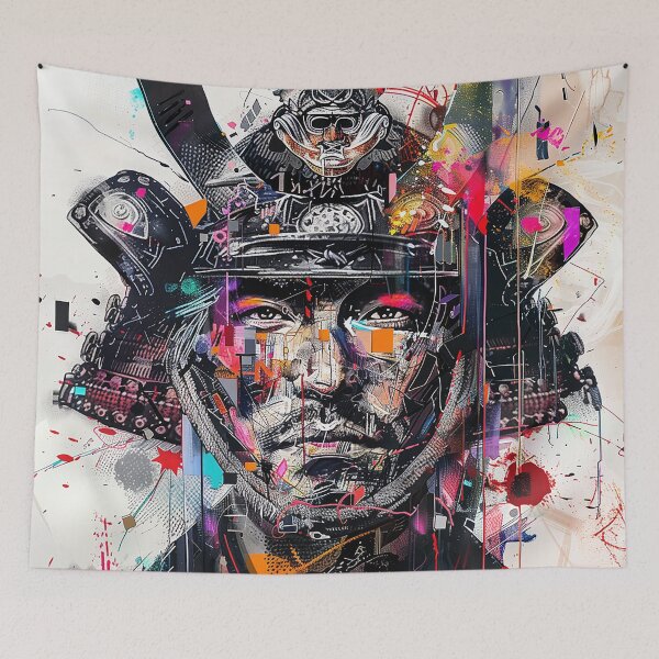 Item preview, Samurai Illustration designed and sold by nomiraclehere.