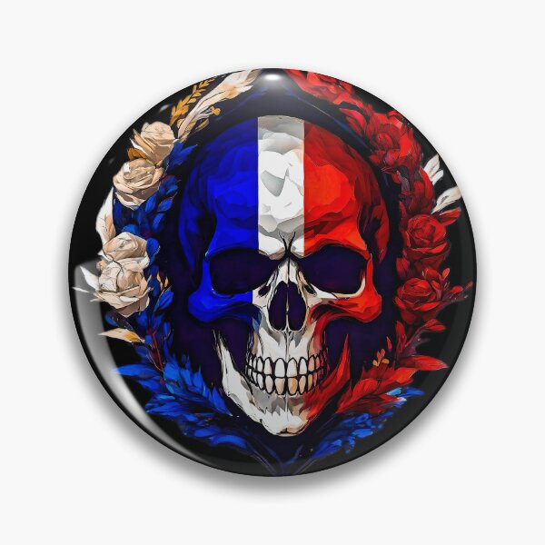 Item preview, Tricolour Skull designed and sold by Zenvo.