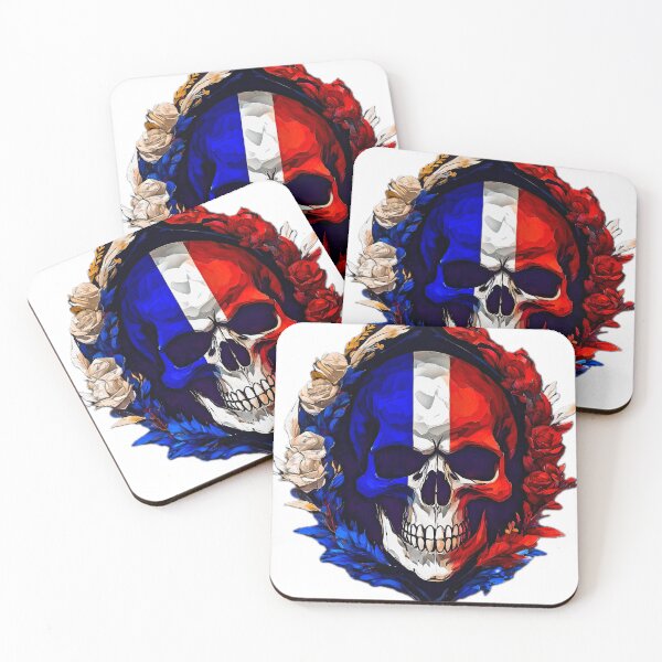 Item preview, Tricolour Skull designed and sold by Zenvo.