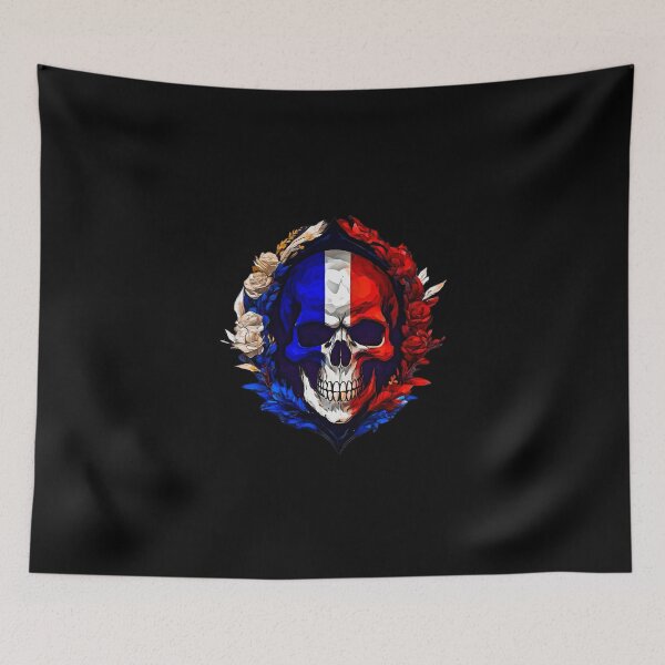 Item preview, Tricolour Skull designed and sold by Zenvo.