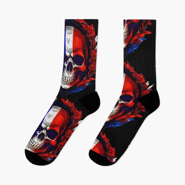 Item preview, Tricolour Skull designed and sold by Zenvo.