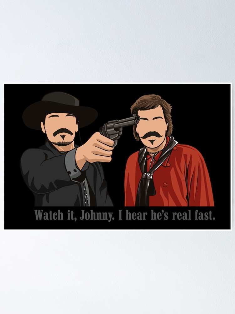 "Johnny Ringo and Curly Bill" Poster for Sale by muskitt | Redbubble