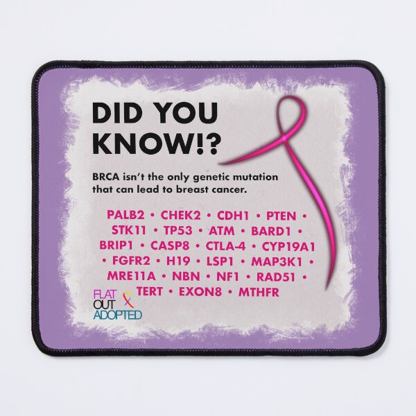 Item preview, Genetic Mutations That Can Cause Breast Cancer designed and sold by FlatOutAdopted.