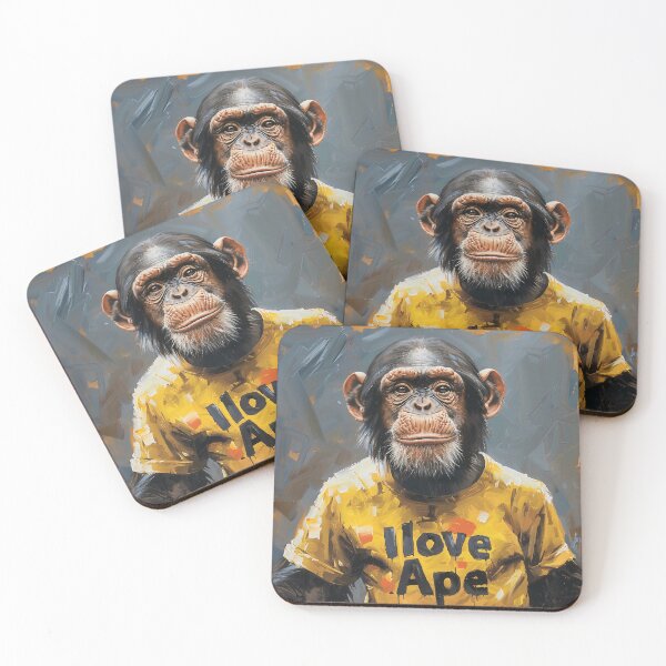 Item preview, Chimpanzee - l love ape designed and sold by Brendon987.
