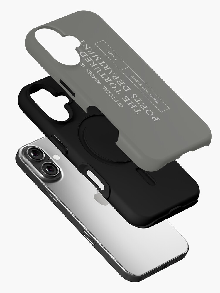 the tortured poets membership card - the albatross version iPhone Case