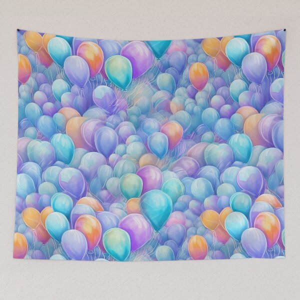 Item preview, Pastel Balloons Graphics designed and sold by Magnuna.