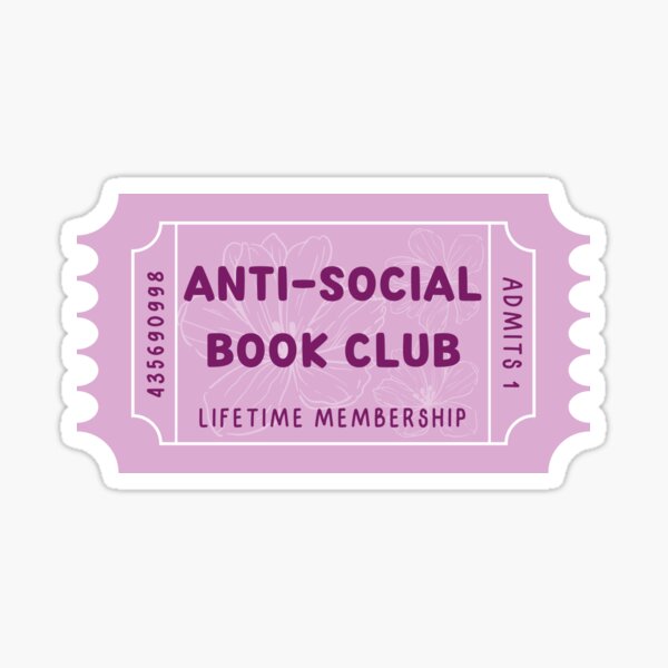 Artikel-Vorschau von Asozialer Buchclub – Blumenkarte, designt und verkauft von medimidoodles.