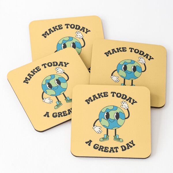 Item preview, Make Today a Great Day Groovy Inspirational Poster designed and sold by Nevermind-artss.