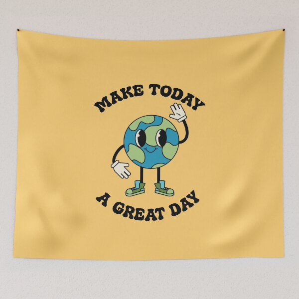 Item preview, Make Today a Great Day Groovy Inspirational Poster designed and sold by Nevermind-artss.