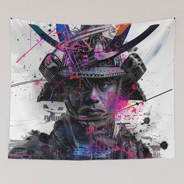 Item preview, Samurai Illustration designed and sold by nomiraclehere.