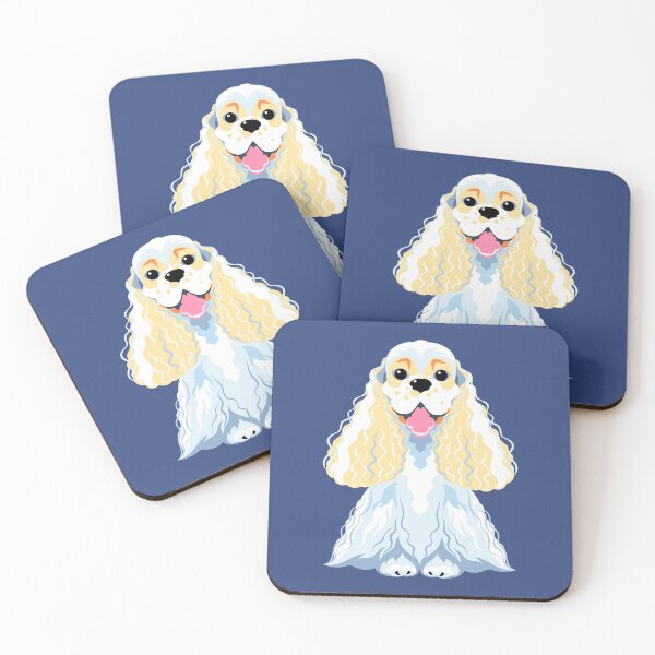 Item preview, Copy of Sketch Funny dog white American Cocker Spaniel  designed and sold by kavalenkavart.