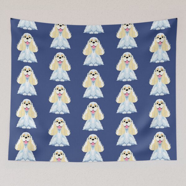 Item preview, Copy of Sketch Funny dog white American Cocker Spaniel  designed and sold by kavalenkavart.