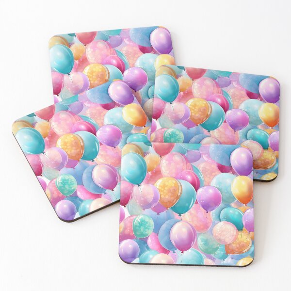 Item preview, Pastel Balloons Graphics designed and sold by Magnuna.