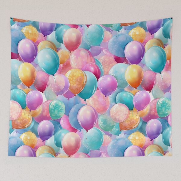 Item preview, Pastel Balloons Graphics designed and sold by Magnuna.