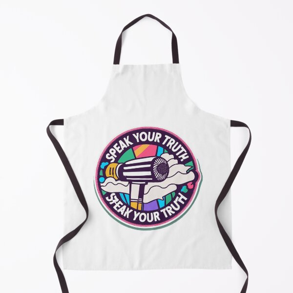 Item preview, Speak Your Truth Microphone Illustration designed and sold by NiftyWrx.