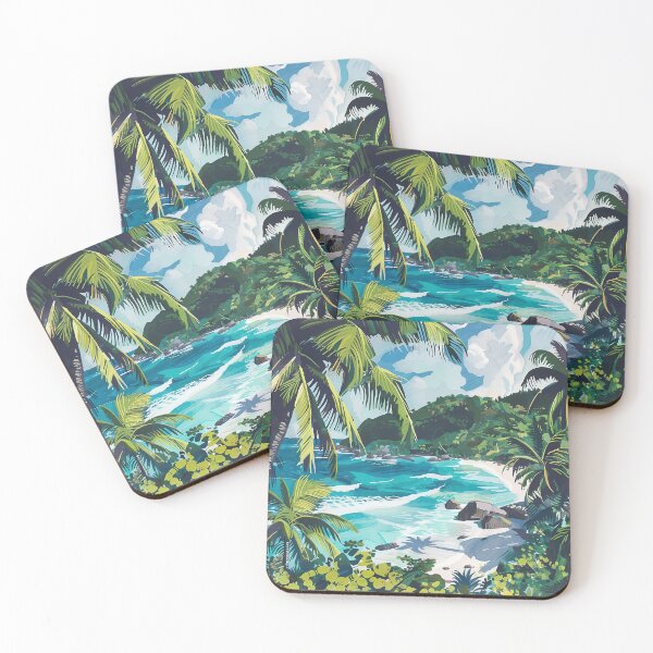 Item preview, Seychelles Digital Illustration designed and sold by ComicsFactory.