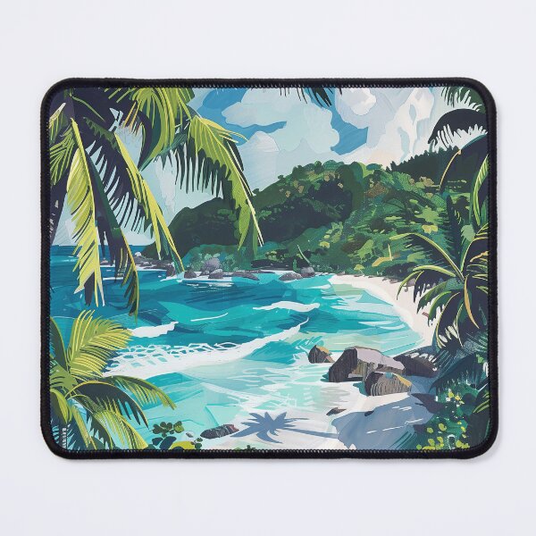 Item preview, Seychelles Digital Illustration designed and sold by ComicsFactory.