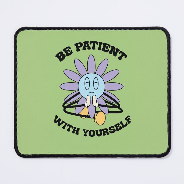 Item preview, Be Patient With Yourself Groovy Inspirational Poster designed and sold by Nevermind-artss.
