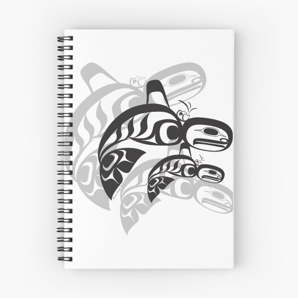 Item preview, Orca Pod (Black-Grey) designed and sold by Lou-ann Neel.