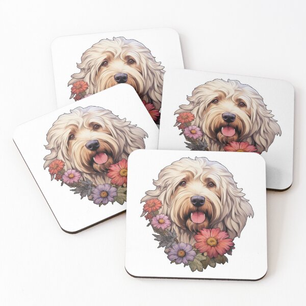Item preview, Cute Flower Bergamasco Mom Dad Guardian Angel Best Friend Doggie Paw designed and sold by SMARTKIT  DESIGNAGENCY.