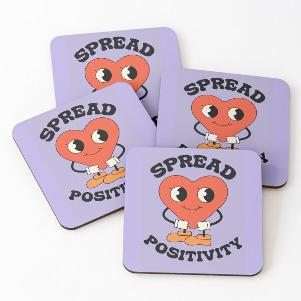 Item preview, Spread Positivity Groovy Inspirational Poster designed and sold by Nevermind-artss.