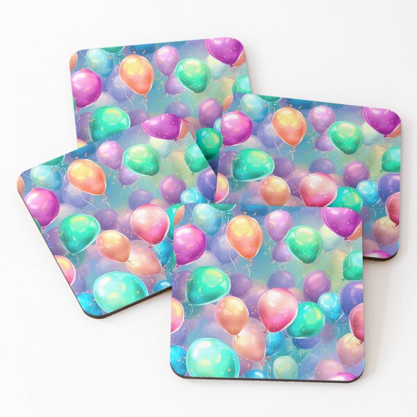 Item preview, Colorful Pastel Balloons Graphics designed and sold by Magnuna.