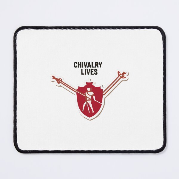 Item preview, Chivalry Lives Knight Silhouette designed and sold by NiftyWrx.