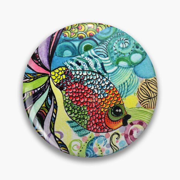 Item preview, Rainbow Fish designed and sold by ArtByBeatriz.