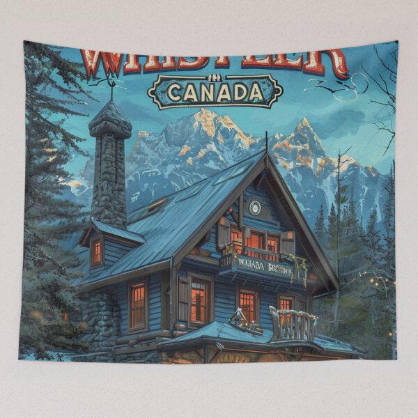 Item preview, A Travel Print of Whistler - British Columbia - Canada  designed and sold by StudioRedKoala.
