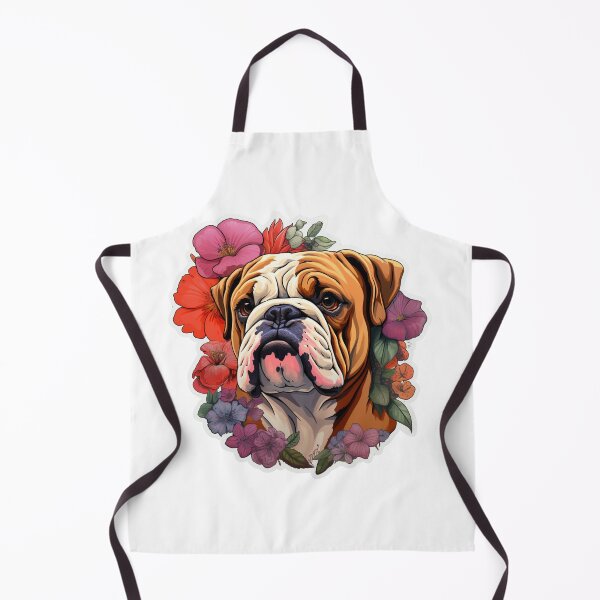 Item preview, Cute Flower British Bulldog Mom Dad Guardian Angel Best Friend Doggie Paw designed and sold by SMARTKIT  DESIGNAGENCY.