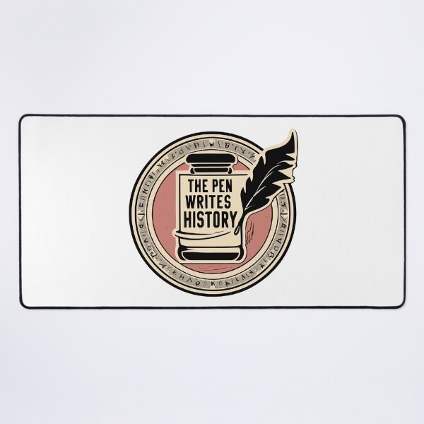 Item preview, Vintage Quill and Inkwell - The Pen Writes History designed and sold by NiftyWrx.