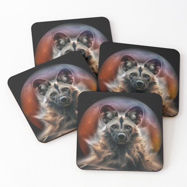 Item preview, HUNTING WILD DOGS  designed and sold by johnnyssandart.