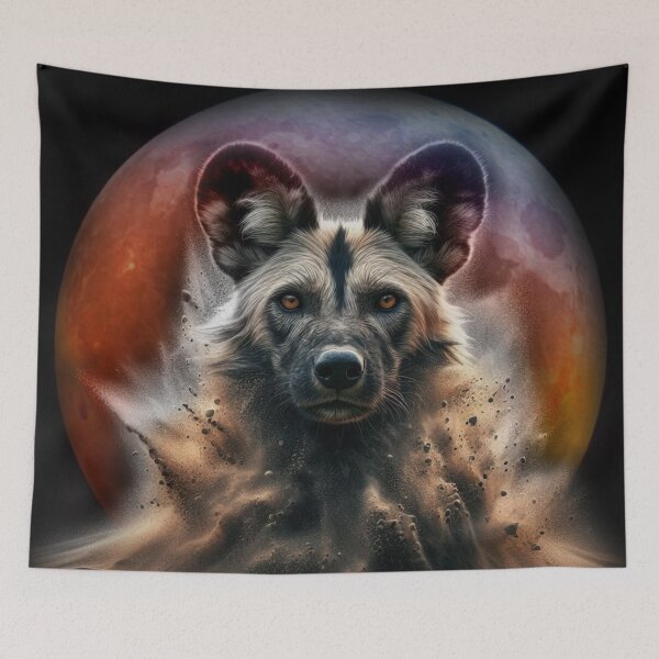 Item preview, HUNTING WILD DOGS  designed and sold by johnnyssandart.