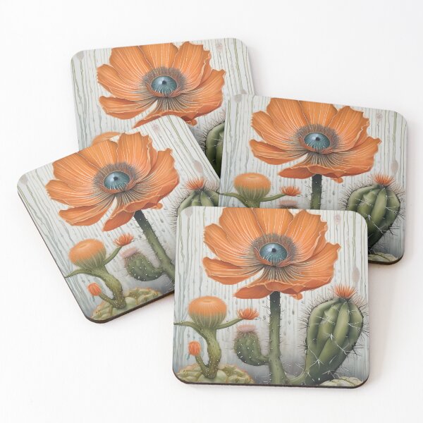 Item preview, Poppy and Cactus With Eyeball designed and sold by Angelandspot.