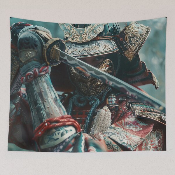 Item preview, Samurai Illustration designed and sold by nomiraclehere.