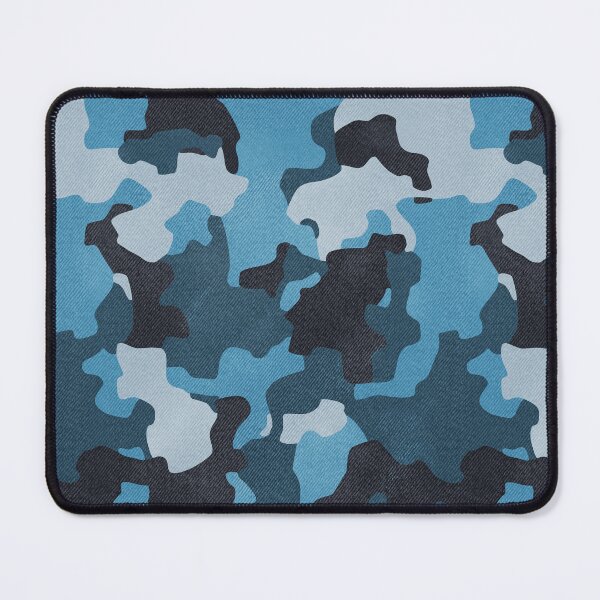 Item preview, Blue Vintage Camo Realistic Worn Out Effect designed and sold by Eurokollektiv.