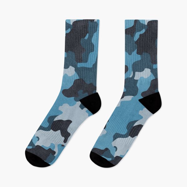 Item preview, Blue Vintage Camo Realistic Worn Out Effect designed and sold by Geek Updated.