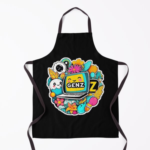 Item preview, Modern Logo Happy Laptop GenZ ( Digital Generation Z ). designed and sold by Giulivo Store Graphic.